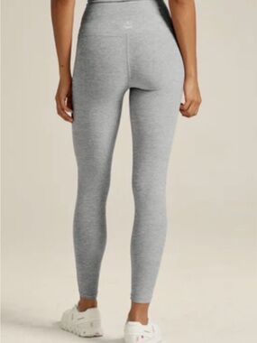 Beyond Yoga Spacedye™ Caught In The Midi High Waisted Legging Small Silver Mist